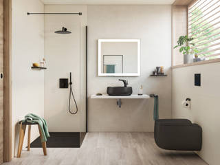 Tempo, Roca Roca Modern bathroom