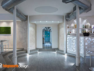 Allestimento locale, Falegnamerie Design Falegnamerie Design Commercial spaces Legno Bianco
