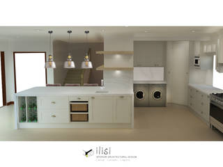 Traditional Farm Style Kitchen, ilisi Interior Architectural Design ilisi Interior Architectural Design مطبخ ذو قطع مدمجة حجر