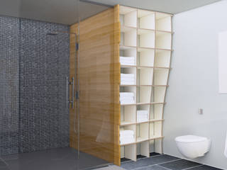 Badezimmermöbel, form.bar form.bar Modern bathroom Engineered Wood Transparent