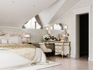 Спальня в классическом стиле, DesignNika DesignNika Спальня в классическом стиле