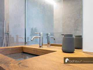 VILLA GP, Bahaus srl Bahaus srl 現代浴室設計點子、靈感&圖片 木頭 Wood effect