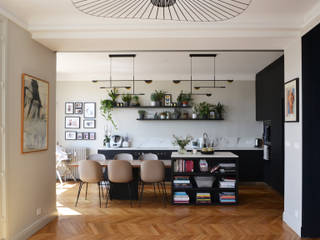 Appartement Art Déco 200 m² - Paris 7, A comme Archi A comme Archi Cuisine moderne