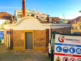 Início da obra de reabilitação do edifício do Forno para instalações da Casa dos Vinhos de Silves - Algarve PT, Grupo Cansyfree Grupo Cansyfree Cavas rústicas