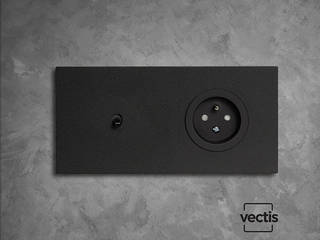 Vectis - we love it, ISD POLAND ISD POLAND ミニマルデザインの リビング
