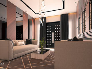 Desain Interior Rumah Minimalis Modern, PT. Vector 41 PT. Vector 41 Modern living room