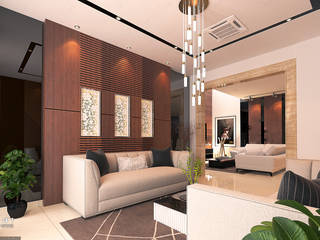 Desain Interior Rumah Minimalis Modern, PT. Vector 41 PT. Vector 41 Modern living room