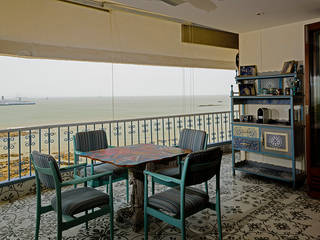 Colaba Residence, Mumbai , Inscape Designers Inscape Designers Balcony