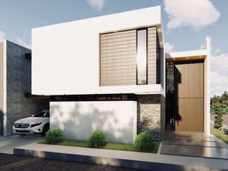 Diseño Arquitectónico Casa esquinera, 4.19Arquitectos 4.19Arquitectos Detached home چونا