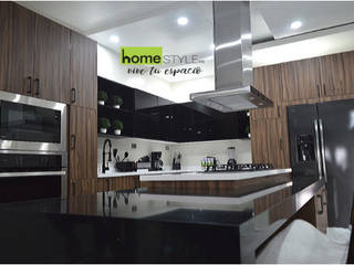 Proyecto Cocina, Home Style Home Style مطبخ ذو قطع مدمجة ألواح خشب مضغوط