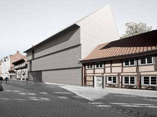 Neubau Kunsthaus Göttingen, FISCHER & PARTNER lichtdesign. planung. realisierung FISCHER & PARTNER lichtdesign. planung. realisierung Rumah Modern