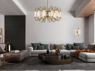 K-LIGHTING - 7TH EDITION SUPPLEMENT, K-LIGHTING by Candibambu K-LIGHTING by Candibambu Moderne woonkamers IJzer / Staal