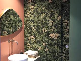 Progetto S - Lago Maggiore, Studio Zay Architecture & Design Studio Zay Architecture & Design Ванная комната в эклектичном стиле Керамика Зеленый