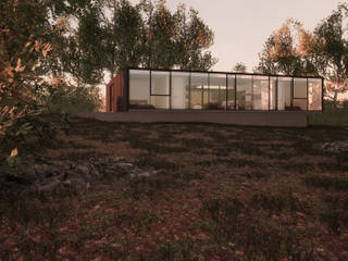 Casa DO Matanzas, TRAMA ARQUITECTOS TRAMA ARQUITECTOS Casas de madera Madera Acabado en madera