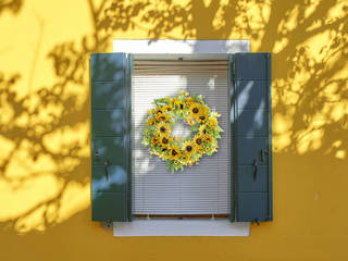 Artificial Wreaths/Garlands for House Decor, Sunwing Industrial Co., Ltd. Sunwing Industrial Co., Ltd. Classic windows & doors Silk Yellow