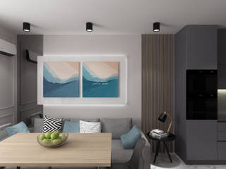 Apartment in 'Comfort Town', PRIVATE DESIGN PRIVATE DESIGN Nowoczesna jadalnia