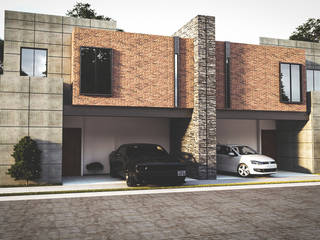 Render casa tipo Loft, Cruz Arquitectura Cruz Arquitectura 房子