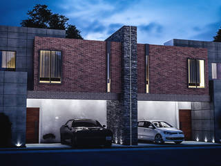 Render casa tipo Loft, Cruz Arquitectura Cruz Arquitectura 房子