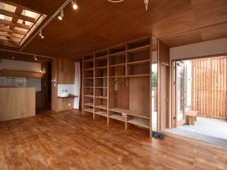 郊外の２世帯住宅 , たましま設計施工社 たましま設計施工社 Salas modernas Madera Acabado en madera