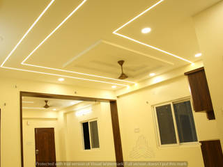Srinidhi, Meticular Interiors LLP Meticular Interiors LLP Гостиная в стиле модерн