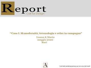 Report Esempio_Progetto a Distanza: Casa Lm ., antonio felicetti architettura & interior design antonio felicetti architettura & interior design