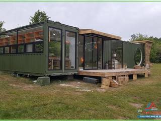 TINY HOUSE Mobil Villa, Mobil Villam Mobil Villam Деревянные дома Дерево Эффект древесины