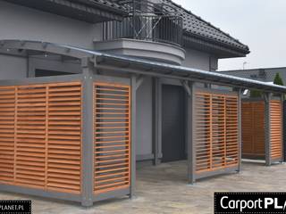 Zadaszenie tarasu pergola tarasowa, Carport Planet Carport Planet Modern style balcony, porch & terrace