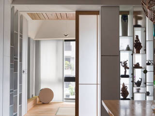 日式新和風清美學宅邸 大湖森林室內設計 Modern gym Wood Wood effect
