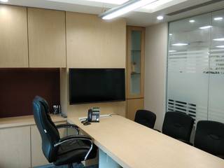Corporate Office, BUILDRAW ASSOCIATES BUILDRAW ASSOCIATES Gewerbeflächen Holz Beige