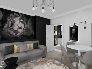 House with elements of French Style/house in Burnley, BAYO Design Interior Design Studio BAYO Design Interior Design Studio Eclectic style living room