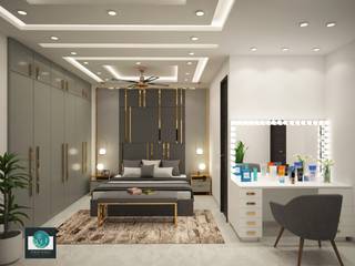 A 2bhk home in Badli, New Delhi, Design Mirage Design Mirage