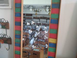 Molduras para Espelhos que encantam, Barrocarte Barrocarte Rustic style walls & floors Solid Wood Multicolored
