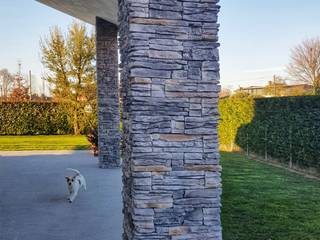 Rivestimento esterno abitazione, Live Stone Pietre e Mattoni Ecologici - Rosa Srl Live Stone Pietre e Mattoni Ecologici - Rosa Srl Moderne Wände & Böden