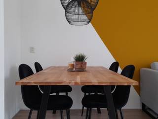 Woonkamer tussenswoning Zegveld, Deesign Interieurs Deesign Interieurs Modern dining room