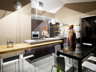 MODERN KITCHEN, CARLO CHIAPPANI interior designer CARLO CHIAPPANI interior designer Moderne keukens