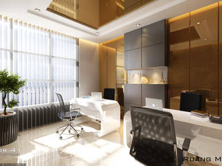 Desain Interior Kantor_Medan (Bpk Aldes), VECTOR41 VECTOR41 商業空間