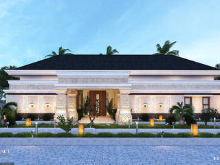 Desain Rumah Tropis_Palembang (Bpk Bambang), VECTOR41 VECTOR41 บ้านสำเร็จรูป