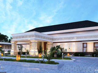 Desain Rumah Tropis_Palembang (Bpk Bambang), VECTOR41 VECTOR41 リゾートハウス