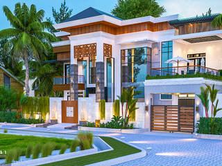 Desain Rumah Tropis_Bukit Tinggi (Bpk Beny), VECTOR41 VECTOR41 บ้านเดี่ยว