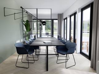 Luxe penthouse in Amsterdam, Lexi Beckord Interior Lexi Beckord Interior Modern dining room