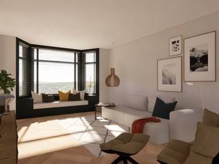 INTERIEURSTYLING JAREN 30 WONING, HEEMSTEDE, Lexi Beckord Interior Lexi Beckord Interior Soggiorno in stile scandinavo