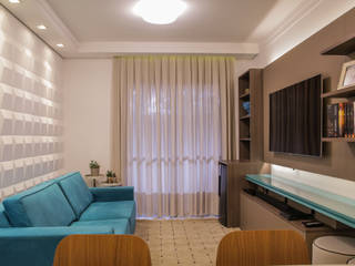 Apartamento turquesa, Camarina Studio Camarina Studio Salas de estar modernas Turquesa