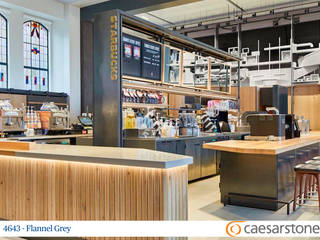 Starbucks Coffee, Caesarstone Caesarstone Nhà bếp phong cách công nghiệp