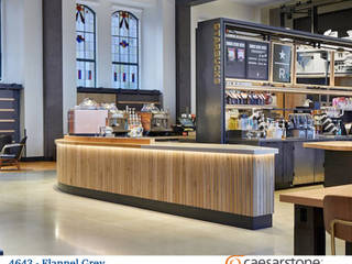 Starbucks Coffee, Caesarstone Caesarstone Ruang Komersial Kuarsa
