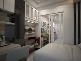 Condominium Projects, FORTHRIGHT INTERIOR DESIGN FORTHRIGHT INTERIOR DESIGN Minimalist dressing room