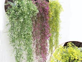 Interior/ Exterior Artificial Hanging Plants, Sunwing Industries Ltd Sunwing Industries Ltd Interior landscaping Synthetic Multicolored