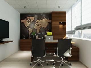 OFFICE INTERIORS -A, studio Cornerstone Pvt Ltd studio Cornerstone Pvt Ltd 상업공간