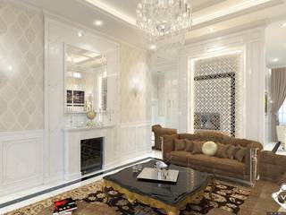 Desain Interior Rumah_Medan (Bpk Indra), VECTOR41 VECTOR41 クラシックデザインの リビング