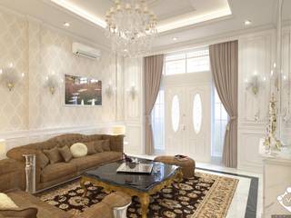 Desain Interior Rumah_Medan (Bpk Indra), VECTOR41 VECTOR41 Salas de estar clássicas