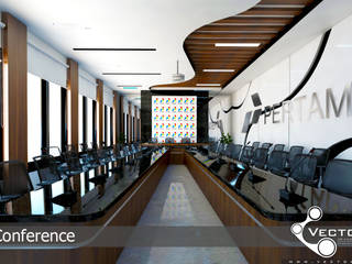 Desain Interior Kantor_Medan (PT. Pertamina), VECTOR41 VECTOR41 Espacios comerciales